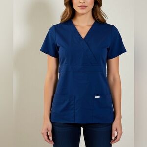 Grey's Anatomy Navy Scrub Top